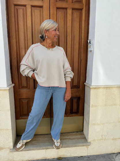 SUDADERA COSTURA