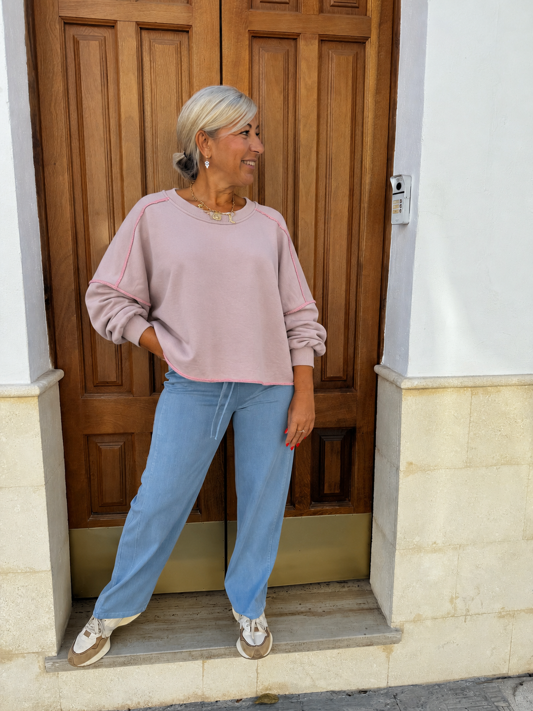SUDADERA COSTURA