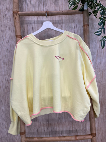SUDADERA COSTURA YERBABUENA