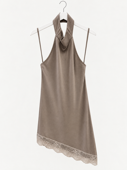 TOP HALTER LENCERO