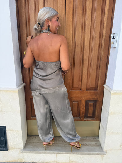 TOP HALTER LENCERO