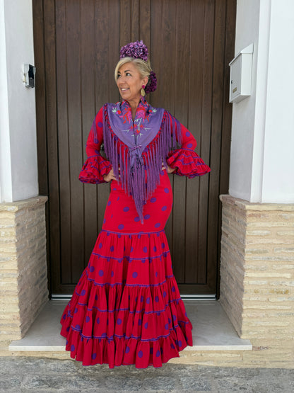 TRAJE CANASTERO LUNARES