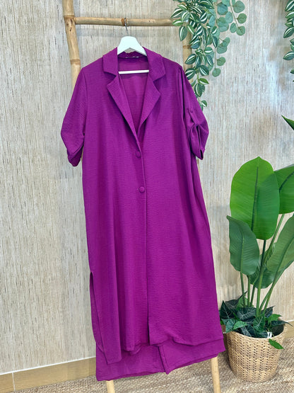 TRAJE CHAQUETA LARGO