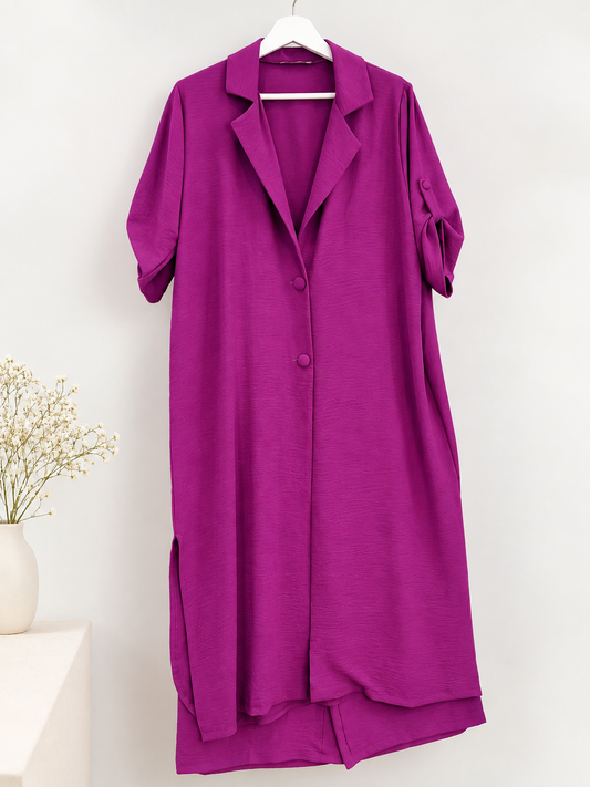 TRAJE CHAQUETA LARGO
