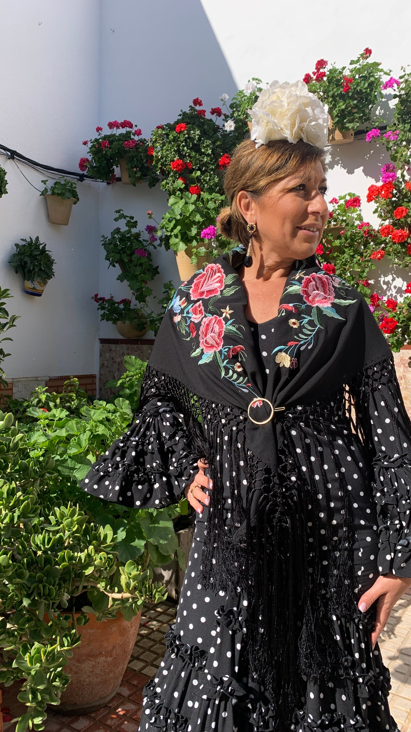 TRAJE DE FLAMENCO PRETO LOLA