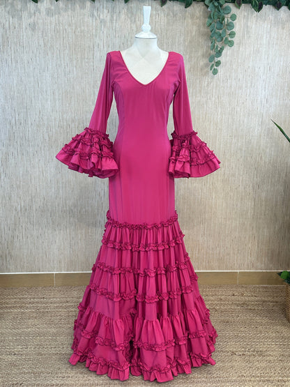 TRAJE DE FLAMENCA TARANTO LISO
