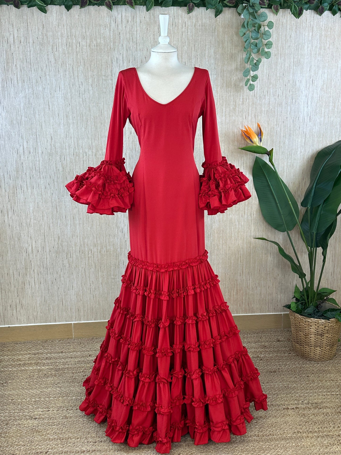TRAJE DE FLAMENCA TARANTO LISO
