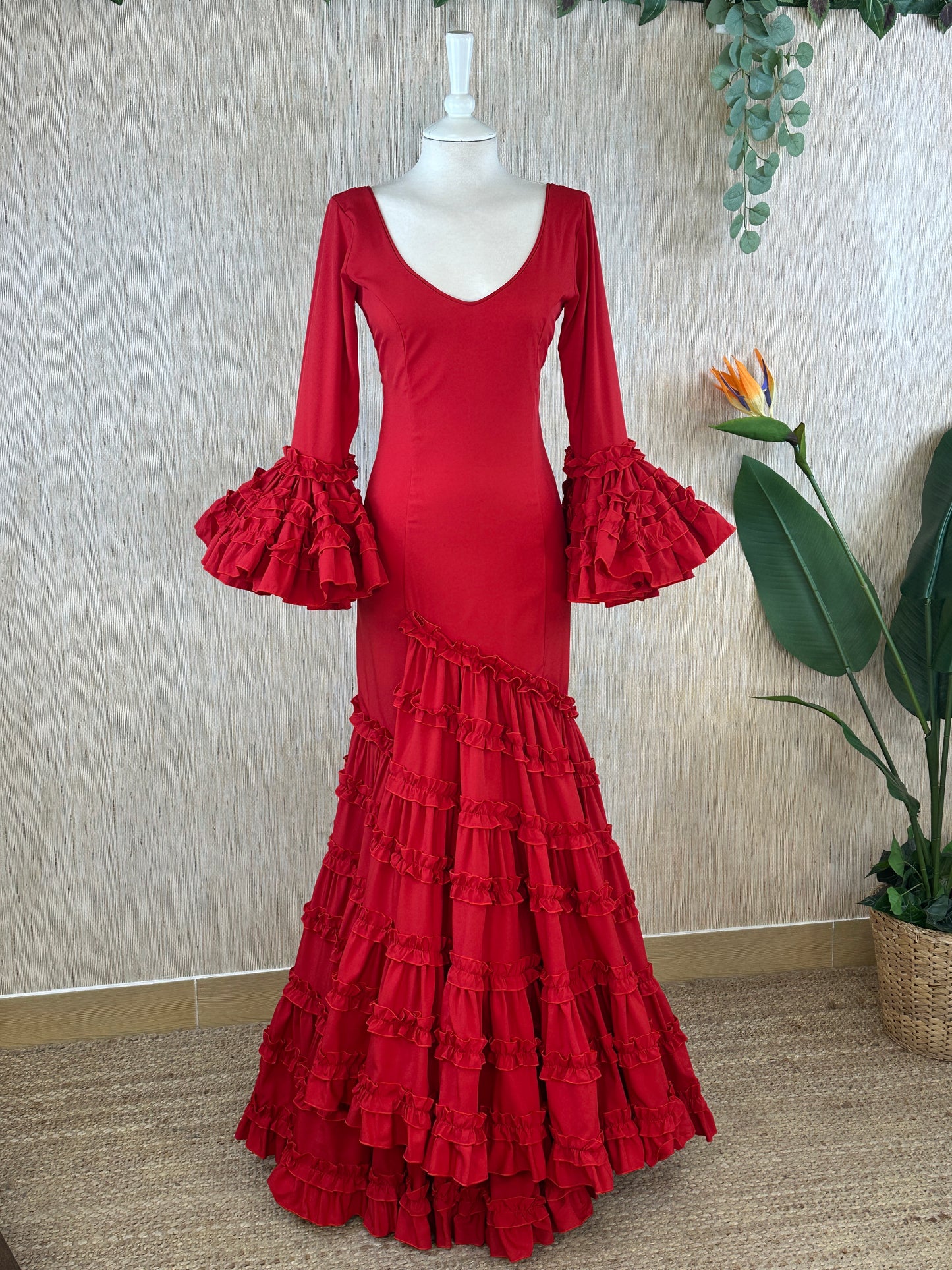 BLACK TRIANA FLAMENCO DRESS