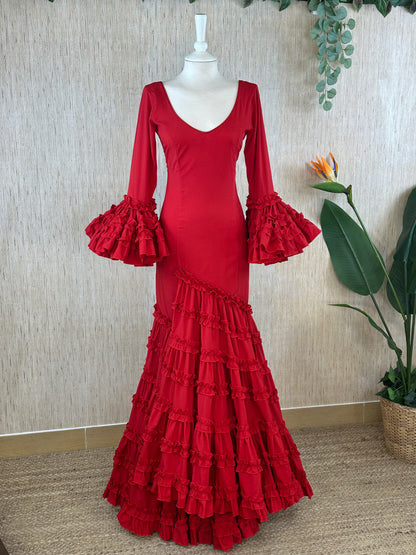 BLACK TRIANA FLAMENCO DRESS