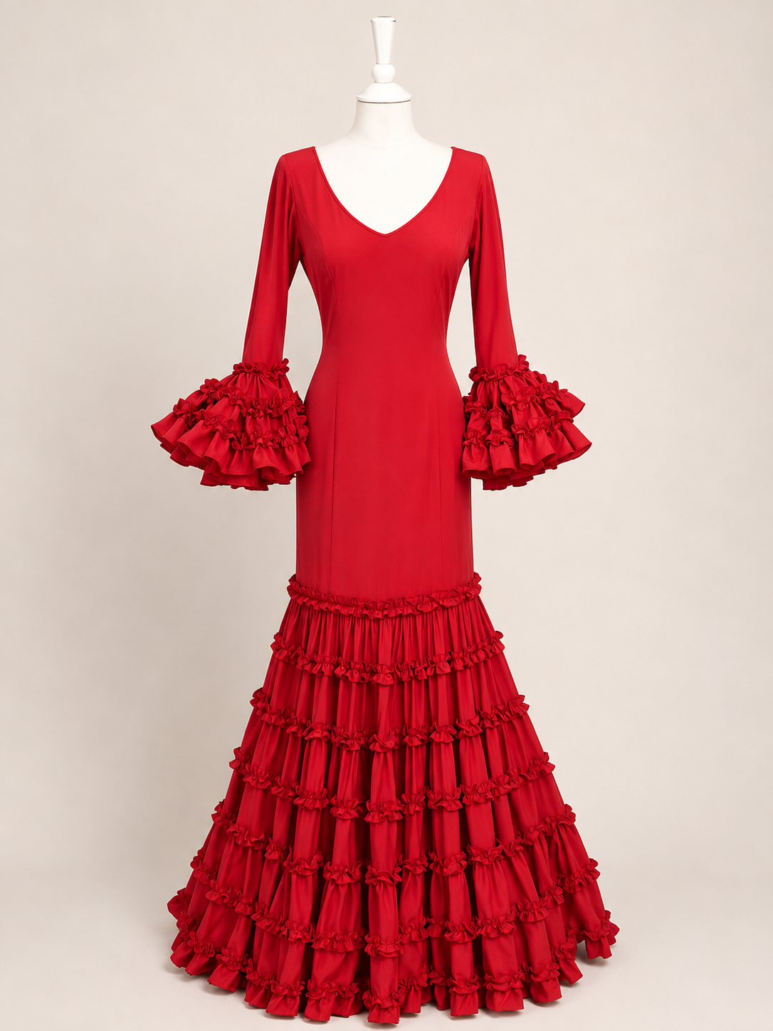 TRAJE DE FLAMENCA TARANTO LISO