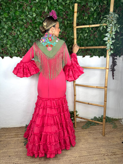 TRAJE DE FLAMENCA TARANTO LISO