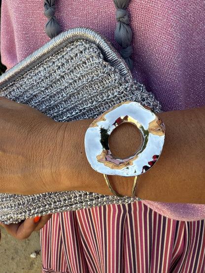 BRAZALETE CÍRCULO RELIEVE