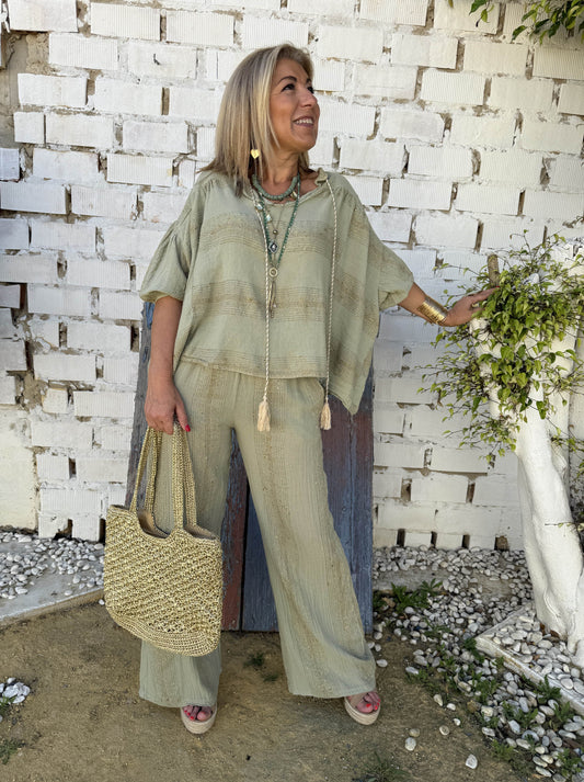 CONJUNTO BOHO DORADO