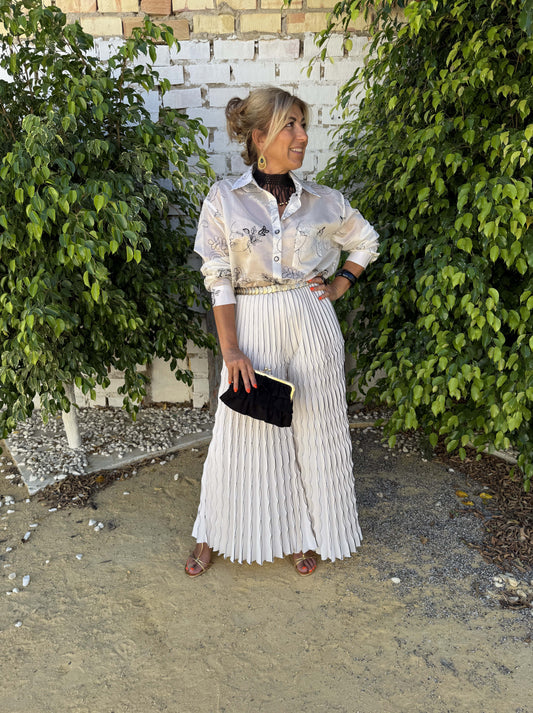 PANTALÓN ACORDEÓN BICOLOR