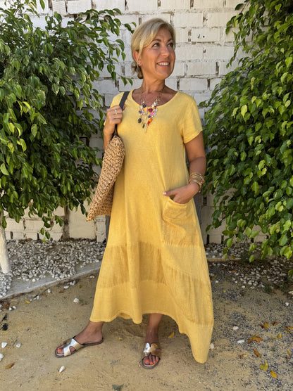VESTIDO ALGODÓN BOLSILLO