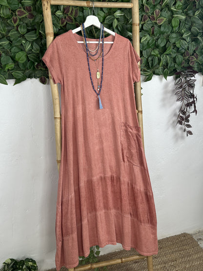 VESTIDO ALGODÓN BOLSILLO