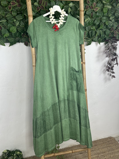VESTIDO ALGODÓN BOLSILLO