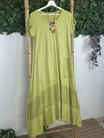 VESTIDO ALGODÓN BOLSILLO