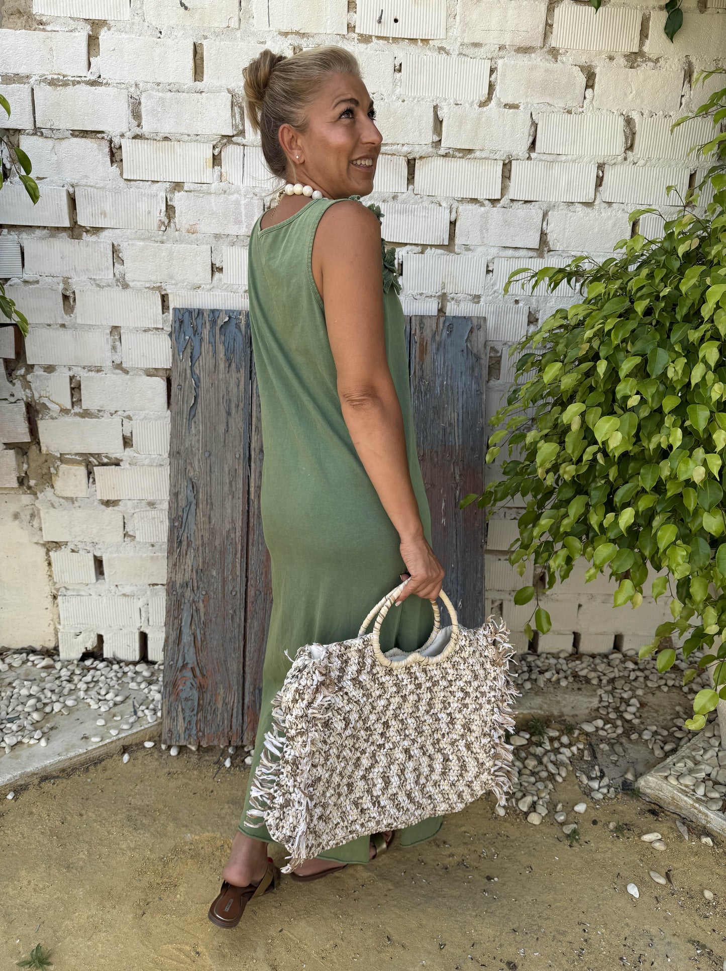VESTIDO CAMISETA FLOR