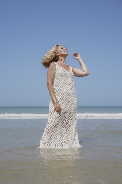 VESTIDO CROCHÉ FLECOS