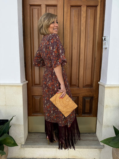 VESTIDO CRUZADO FLORAL