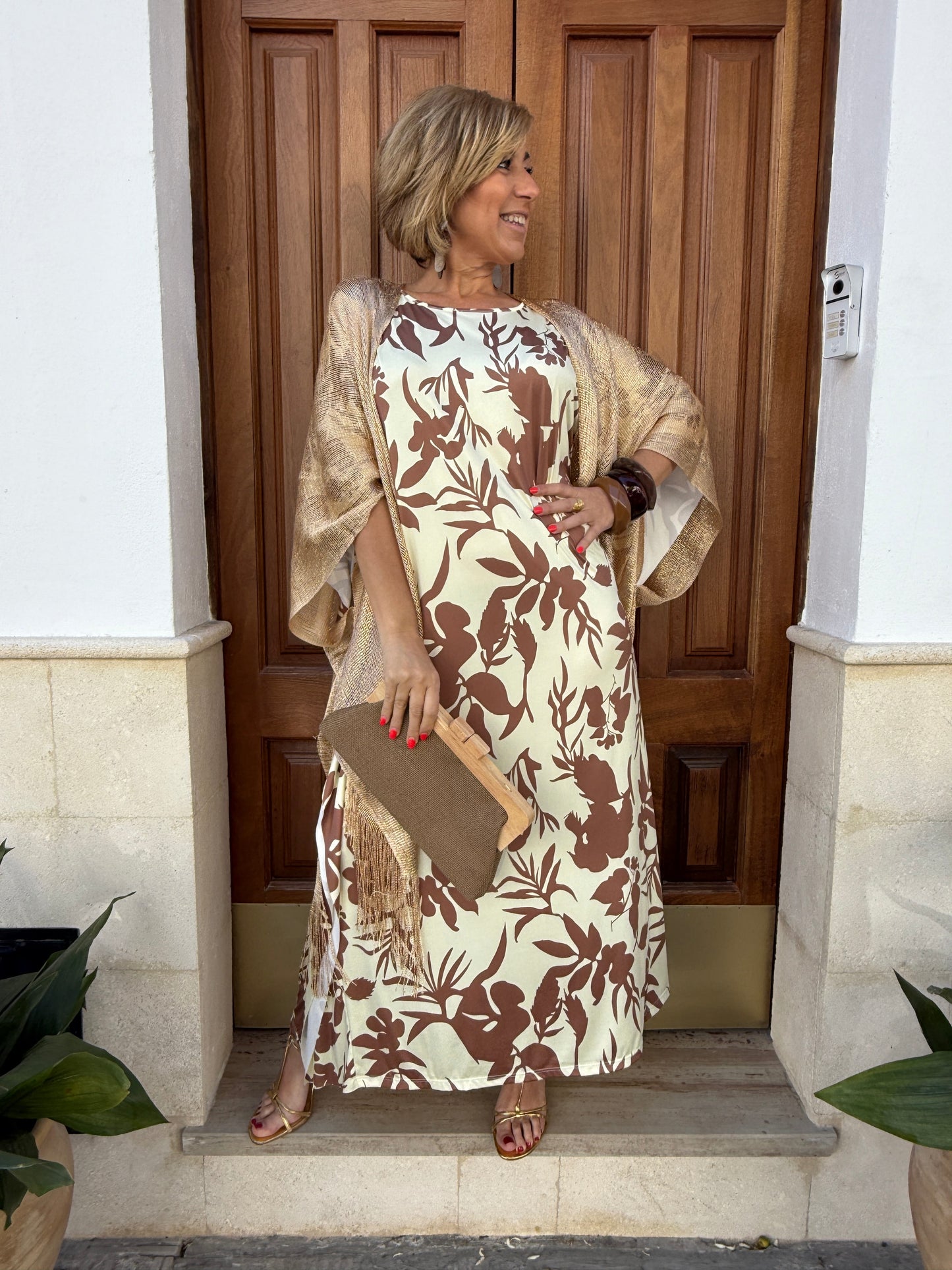 VESTIDO CURVY APRI ESTAMPADO