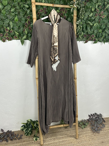 PREVENTA - VESTIDO CURVY PLISADO