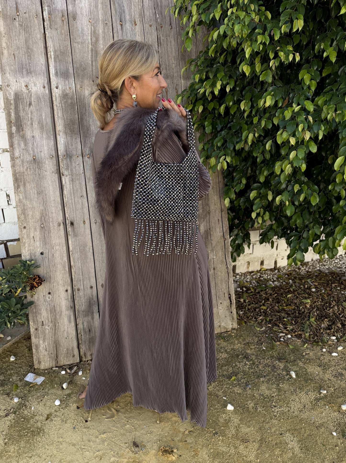 PREVENTA - VESTIDO CURVY PLISADO