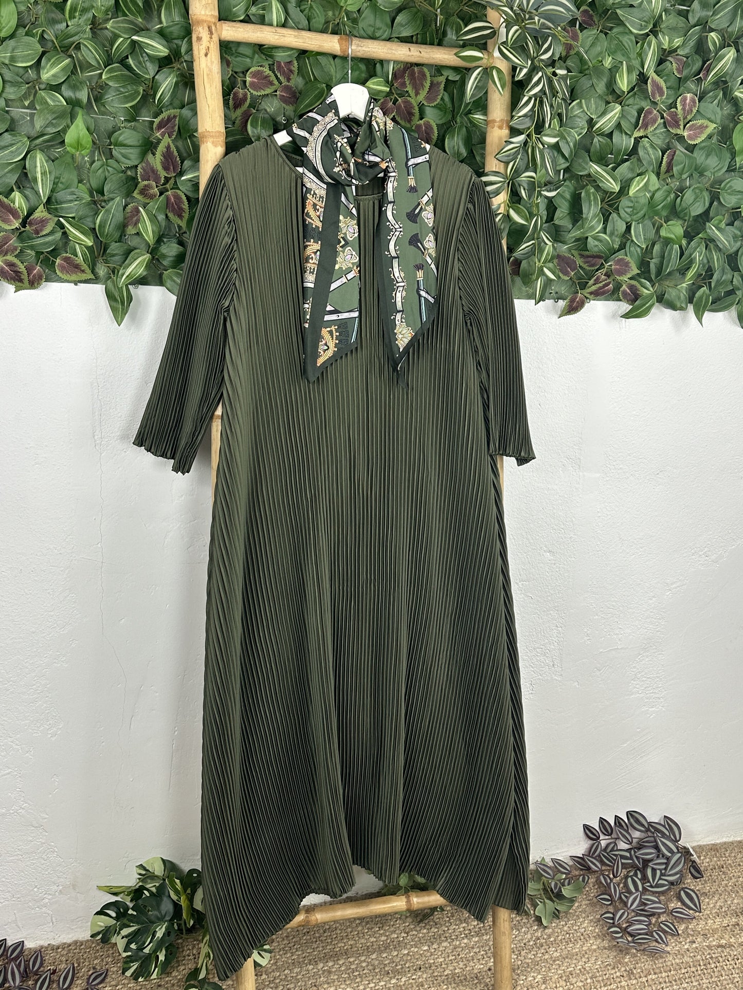 PREVENTA - VESTIDO CURVY PLISADO