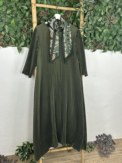 PREVENTA - VESTIDO CURVY PLISADO