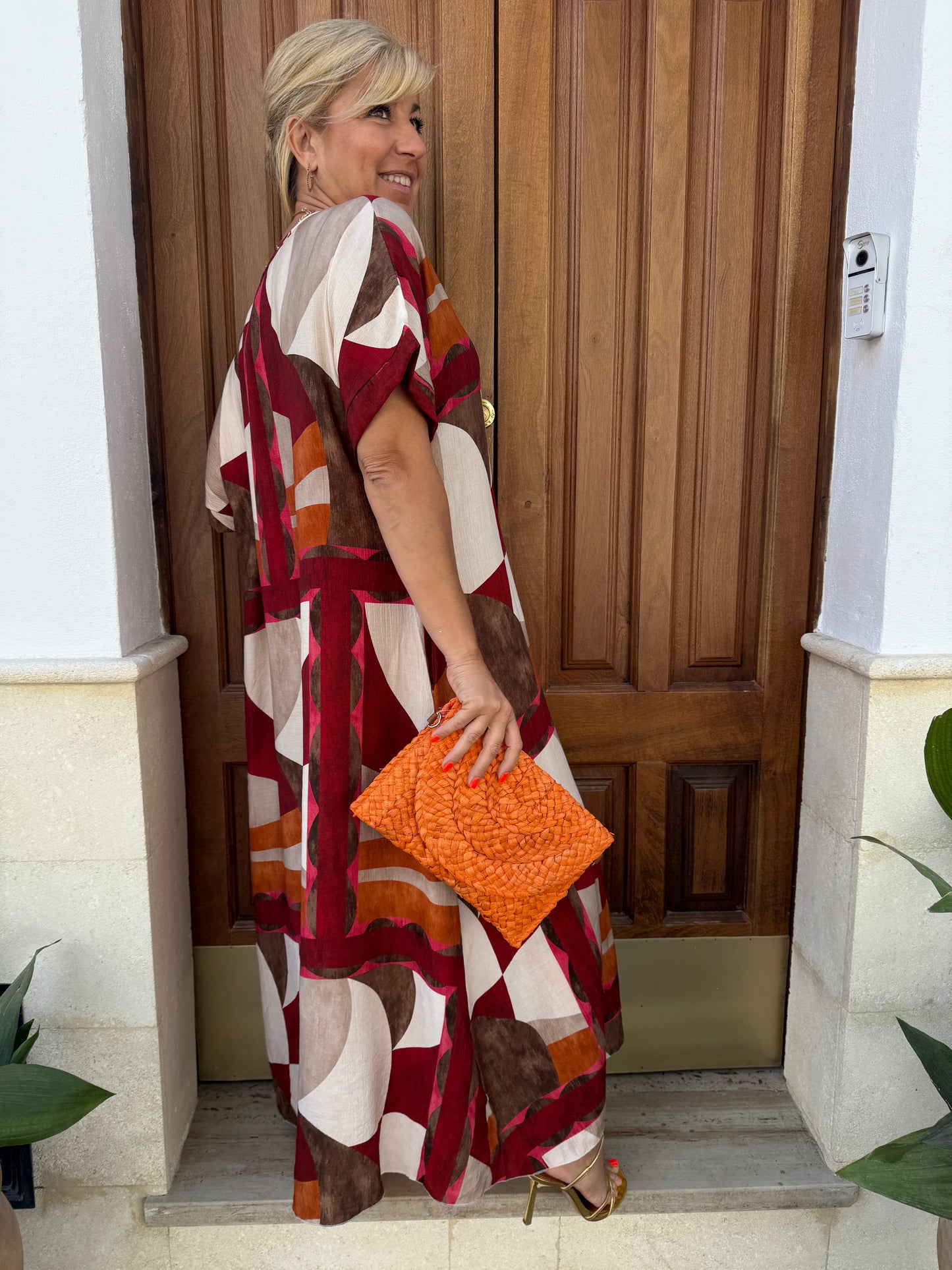 VESTIDO ESTAMPADO GEOMÉTRICO