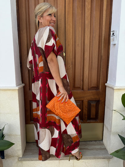 VESTIDO ESTAMPADO GEOMÉTRICO