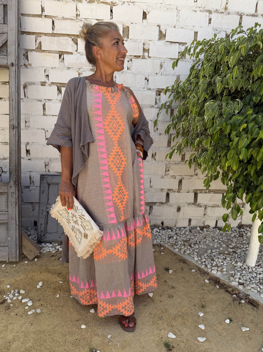 VESTIDO ÉTNICO FLÚOR