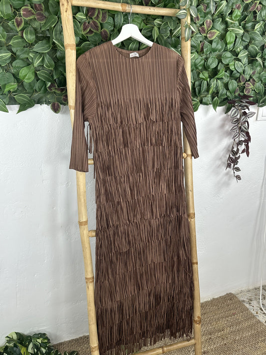 VESTIDO FLECOS