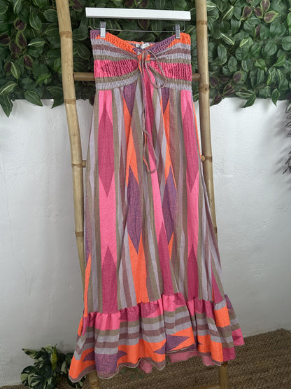VESTIDO FLÚOR PALABRA DE HONOR