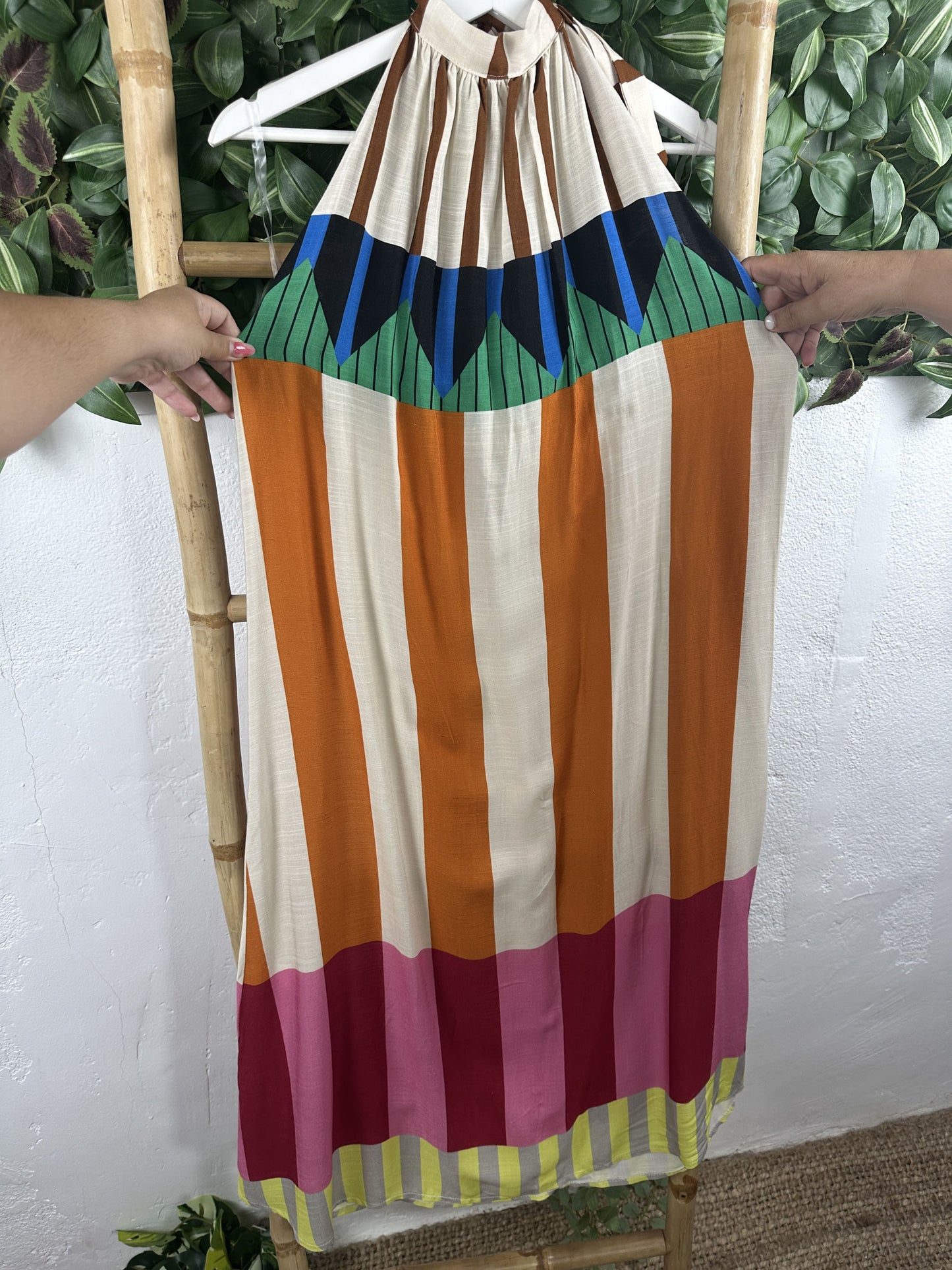VESTIDO HALTER KENTE