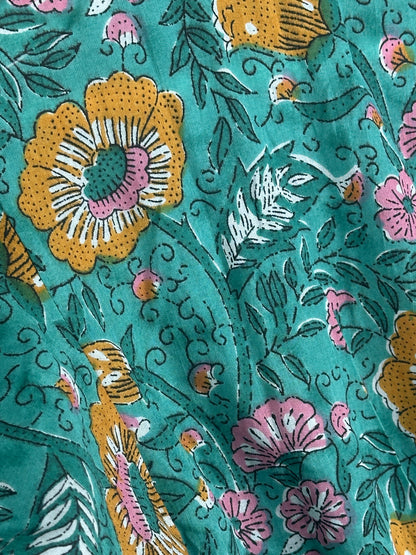 VESTIDO INDIO MANGA VOLANTE