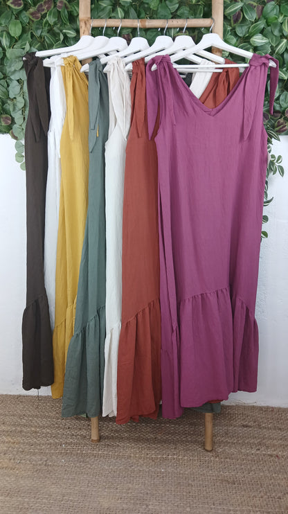 VESTIDO LAZO TIRANTES