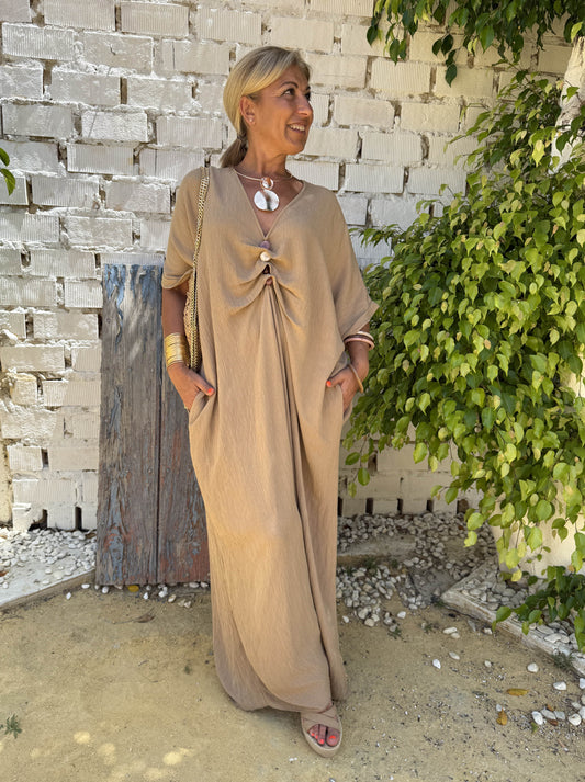 VESTIDO NUDO PIEDRAS