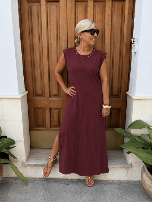 VESTIDO TACHUELAS