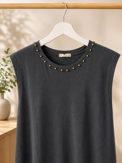 VESTIDO TACHUELAS