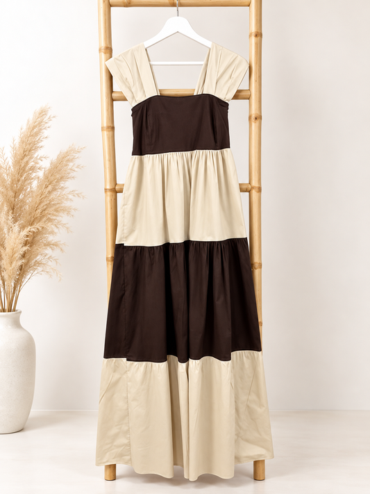 VESTIDO TAMARA BICOLOR