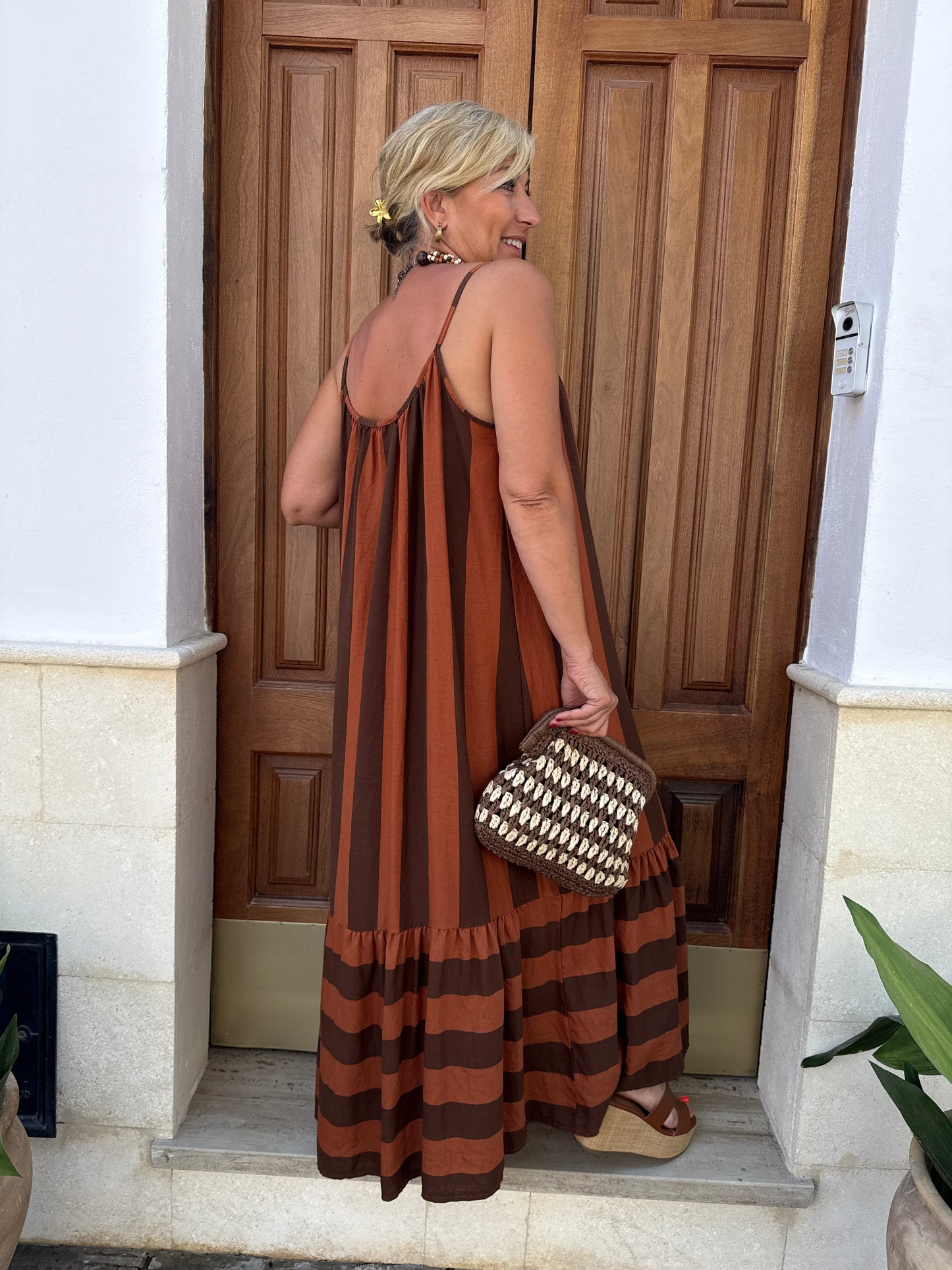 VESTIDO TIRANTES RAYAS