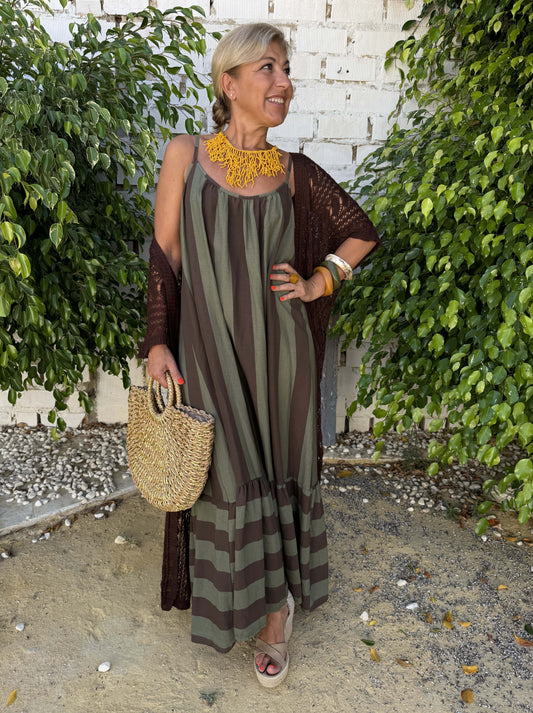 VESTIDO TIRANTES RAYAS