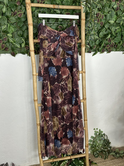 VESTIDO TUL MANGA LARGA