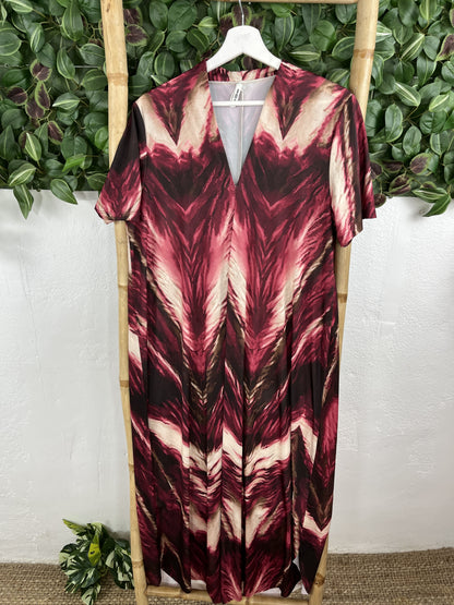 VESTIDO VALLE MANGA CORTA
