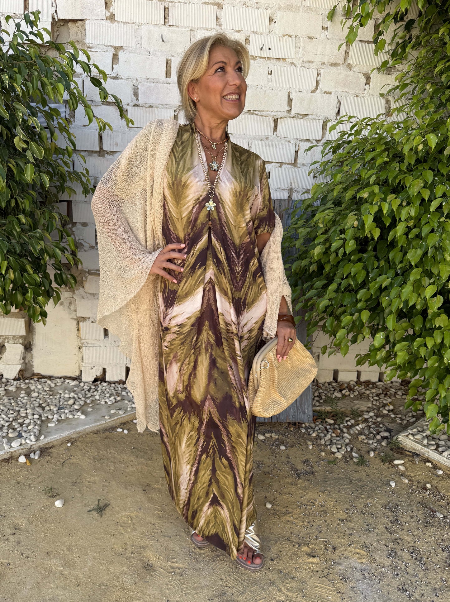 VESTIDO VALLE MANGA CORTA
