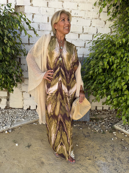 VESTIDO VALLE MANGA CORTA