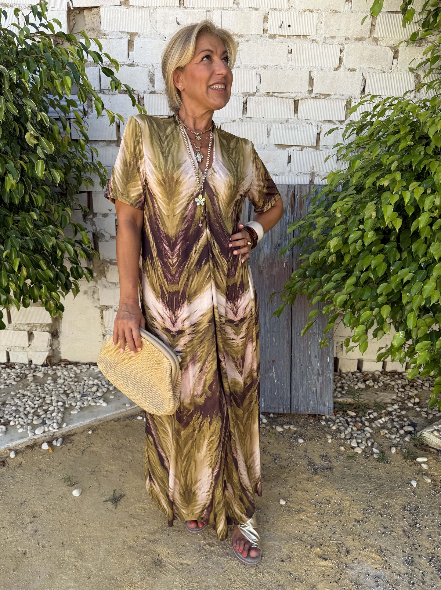 VESTIDO VALLE MANGA CORTA