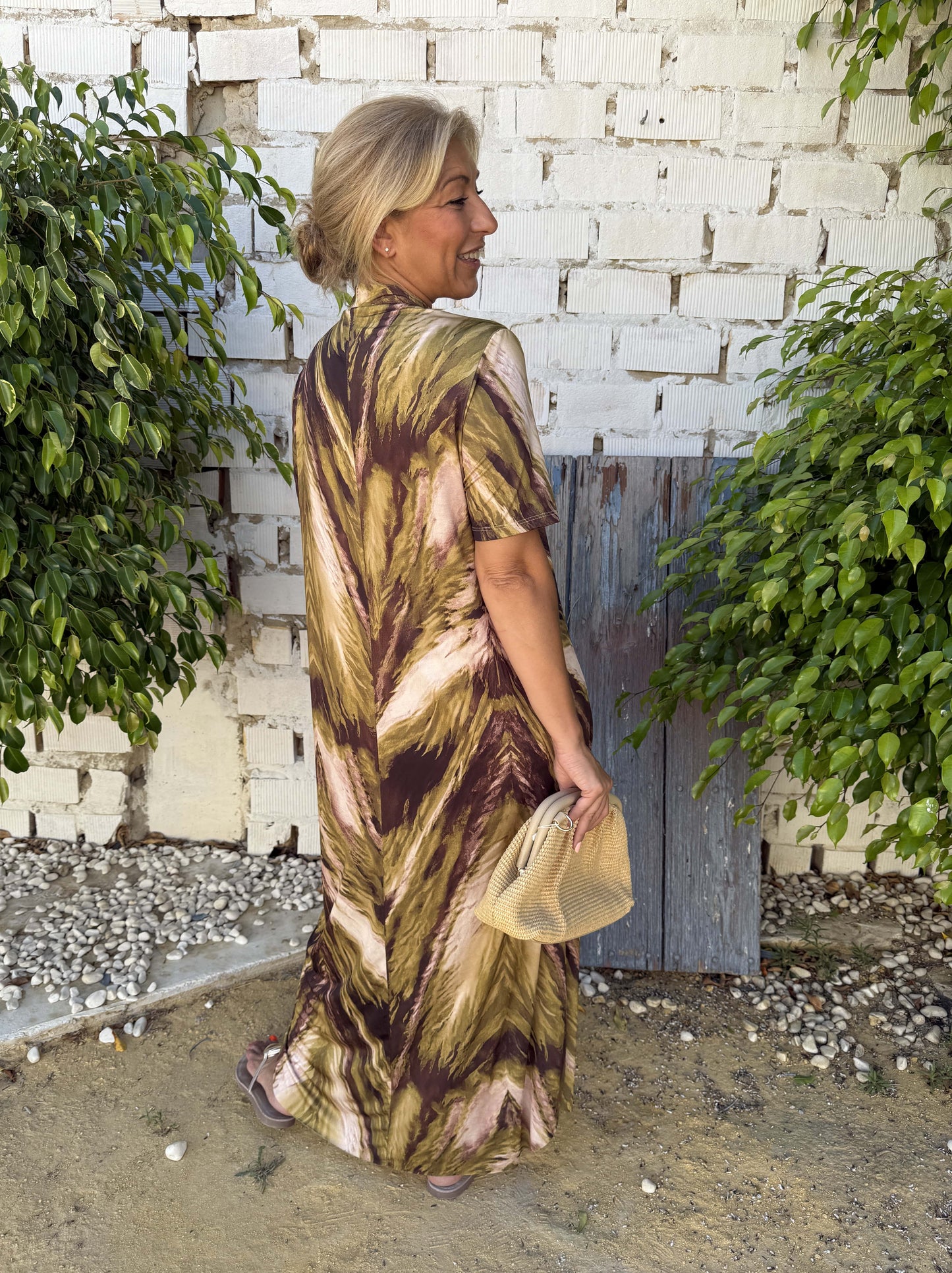 VESTIDO VALLE MANGA CORTA